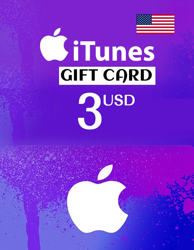 Apple iTunes Gift Card 3 USD Key – UNITED STATES