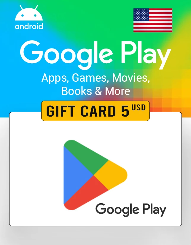 Google Play Gift Card 5 USD Key – UNITED STATES