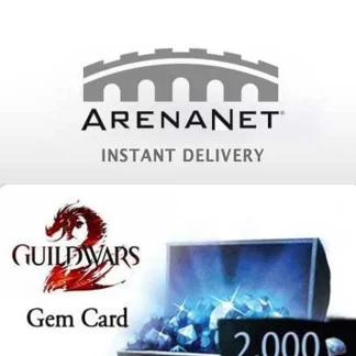 Guild Wars 2 2000 Gems Card (PC) ArenaNet Key - GLOBAL