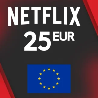 Netflix Gift Card 25 EUR for (EU)