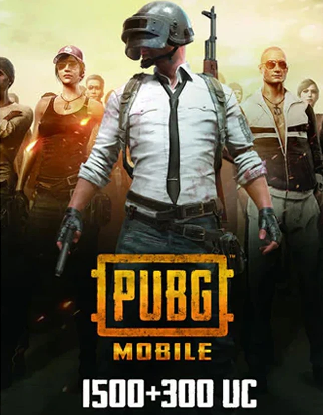 PUBG Mobile 1500 + 300 UC Official Website Key – Global