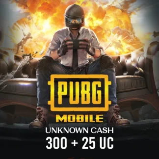 PUBG Mobile 300 + 25 UC (Unknown Cash) Official website Key - GLOBAL