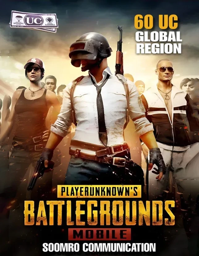 PUBG Mobile 60 UC Official Website Key Global