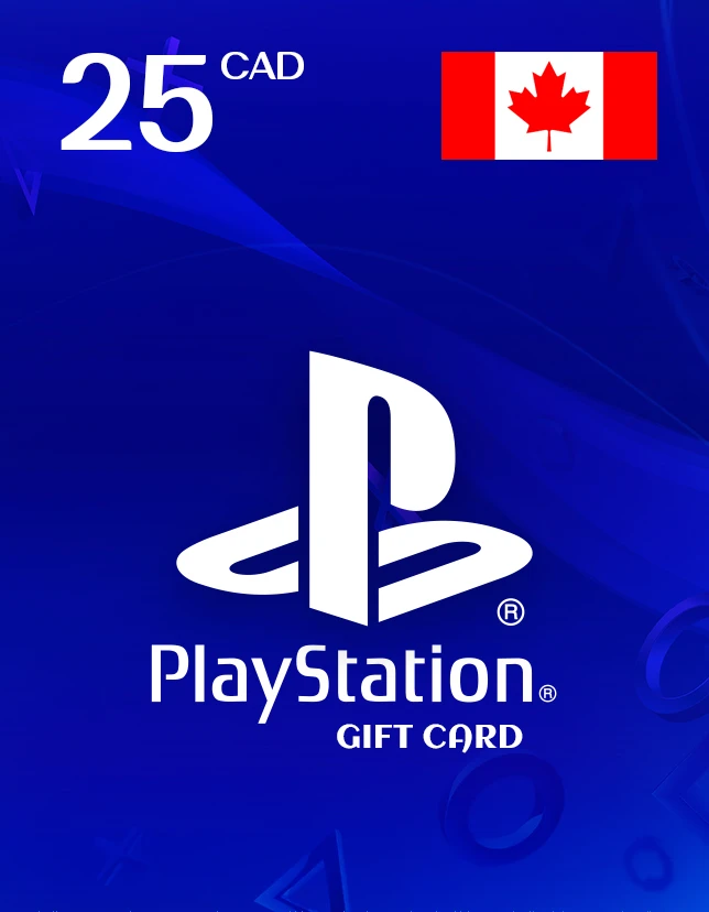 PlayStation Gift Card 25 CAD – CANADA