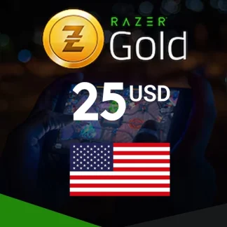 Razer Gold Gift Card 25 USD Key - UNITED STATES