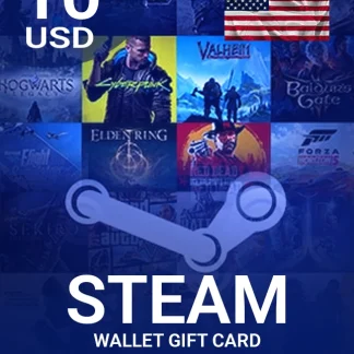 Steam Wallet Gift Card 10 USD Key - UNITED STATES