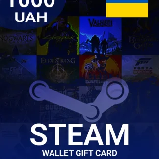 Steam Wallet Gift Card 1000 UAH Key - UKRAINE