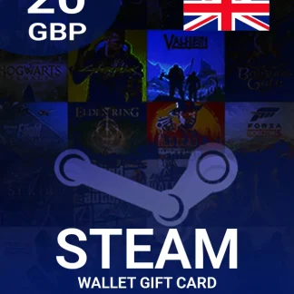 Steam Wallet Gift Card 20 GBP Key - UNITED KINGDOM