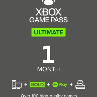 Xbox Game Pass Ultimate â€“ 1 Month Non-Stackable Subscription