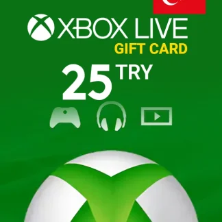 Xbox Live Gift Card 25 TRY Xbox Live Key - TURKEY