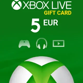 Xbox Live Gift Card 5 EUR Xbox Live Key - EU