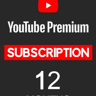 YouTube Premium 12 Months Subscription Official Plan